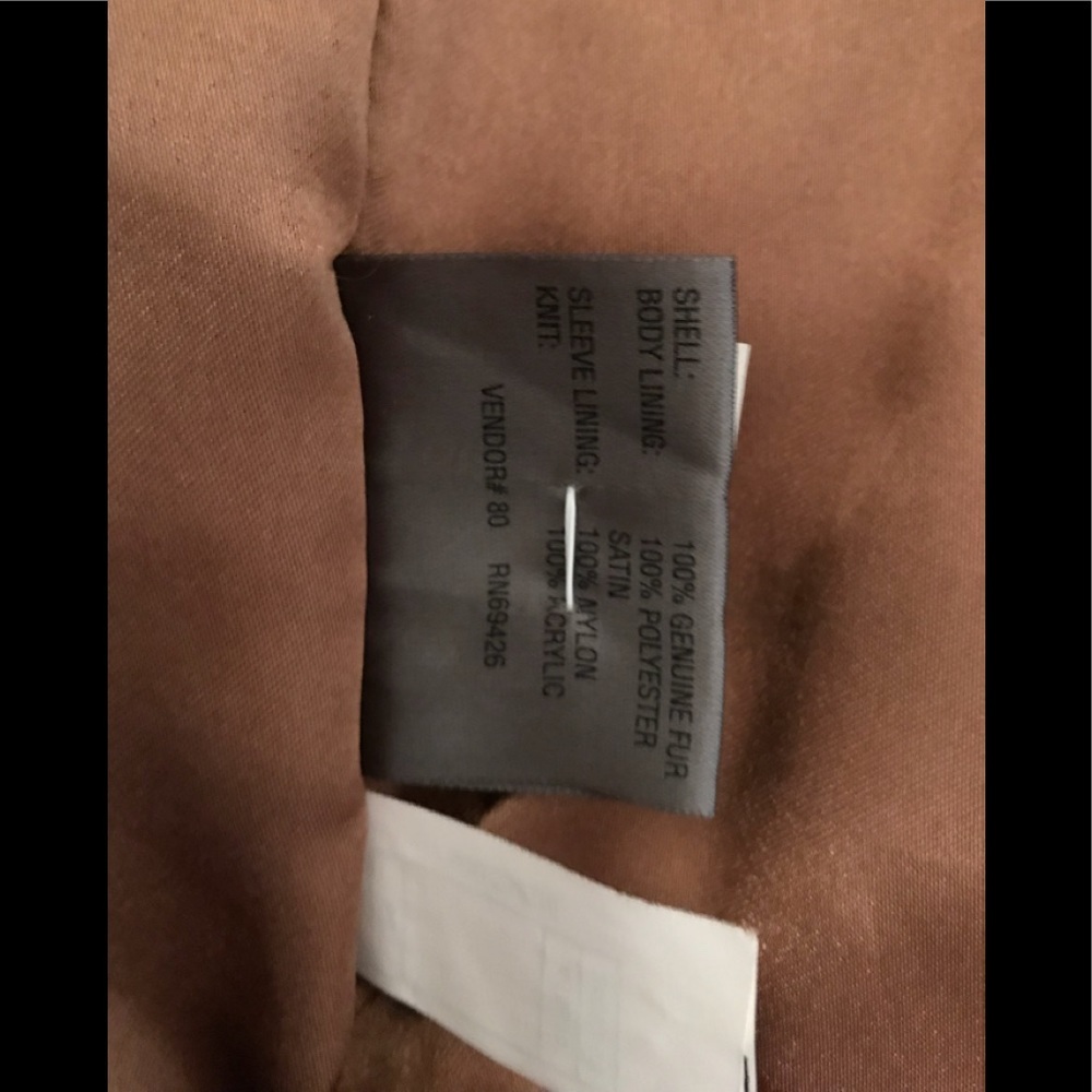 Wilsons Leather | 100% Fur Jacket | Leather Trim - Picture 6 of 10